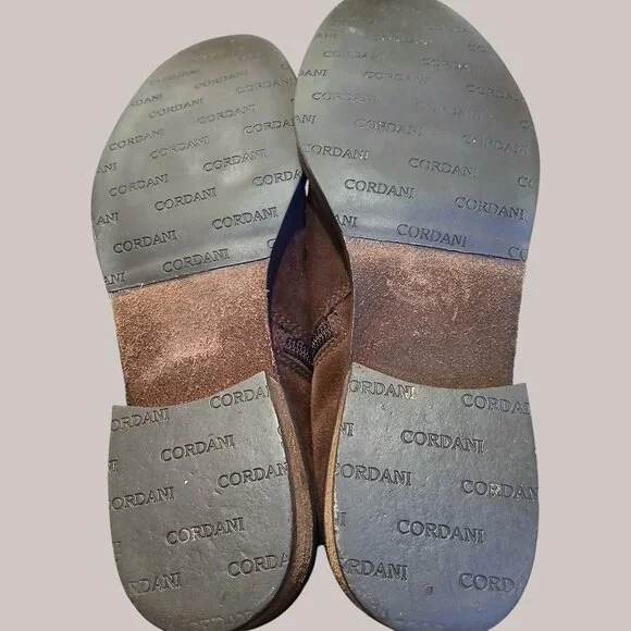 CORDANI Brown Suede Knee-high Boots Size 8M - Picture 8 of 9